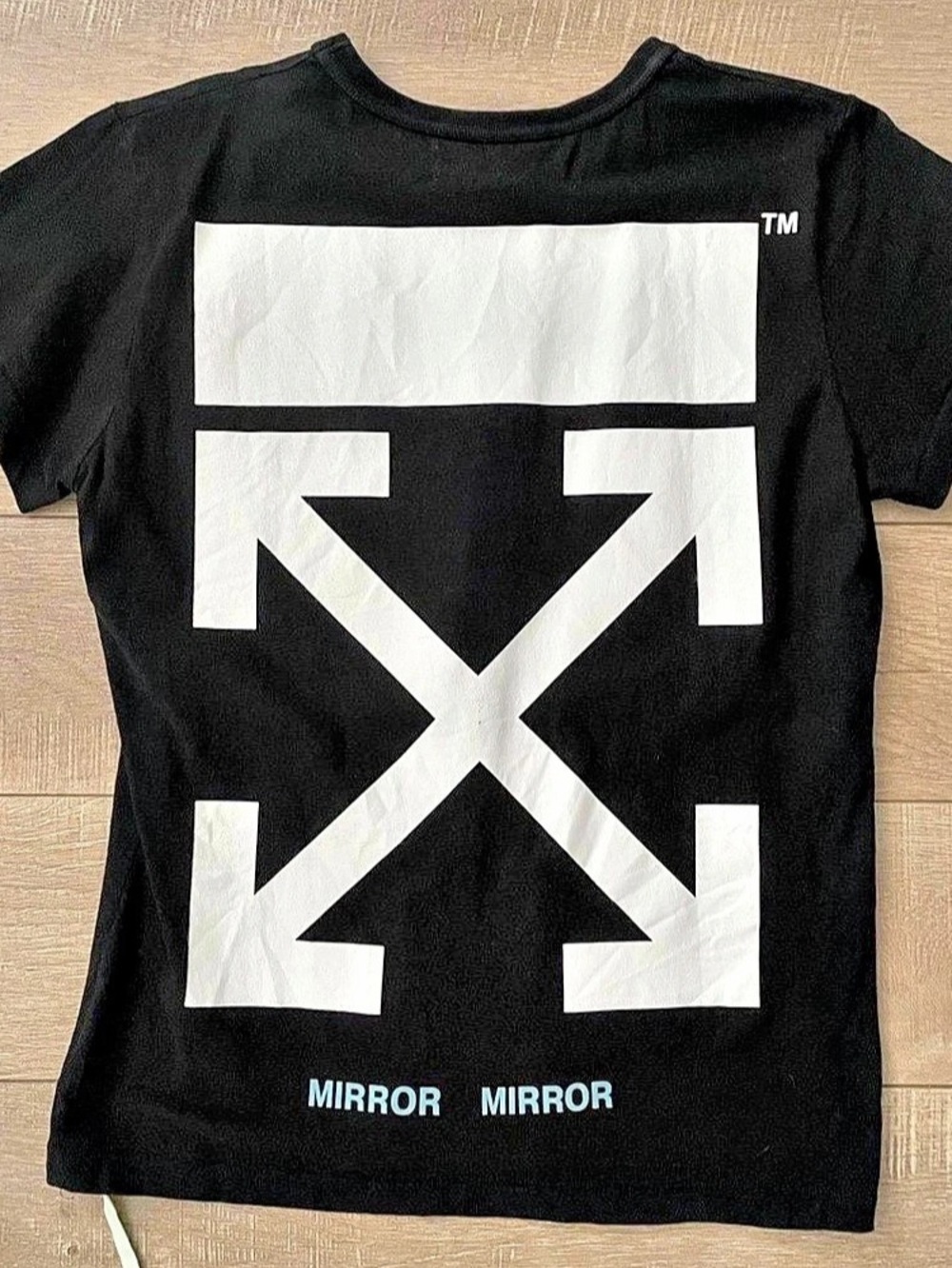 Off-White Giorgio de Chirico Mirror Tee Black & White